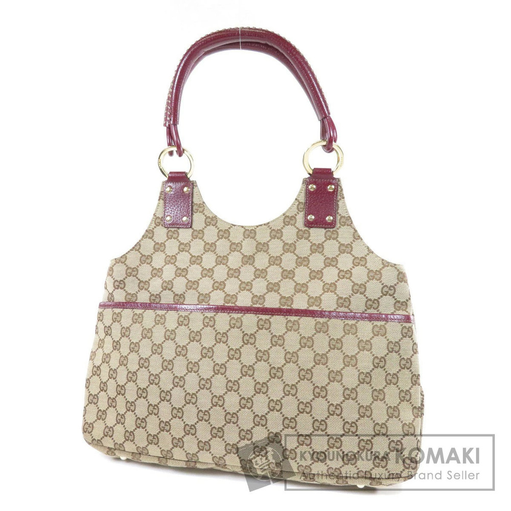 Gucci GG Canvas handbag beige red